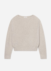 Batwing Sweater in Silk Cashmere -  Arctic - CO Collections